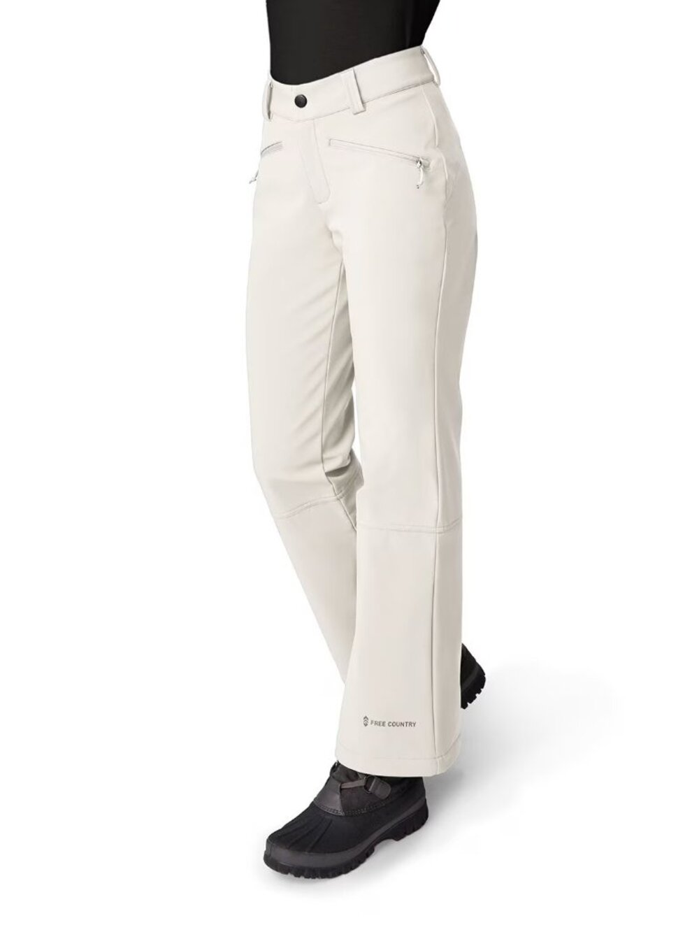 NEW Free Country Women's Snow Pants Oyster Large 12/14